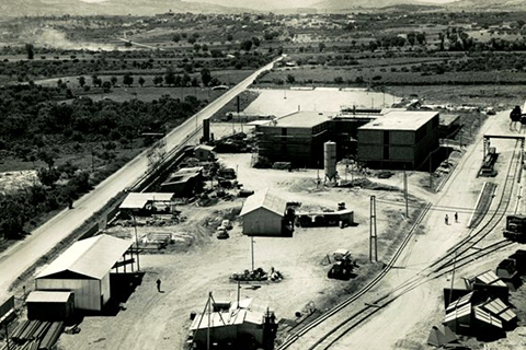 Start of construction of San Salvo plant.