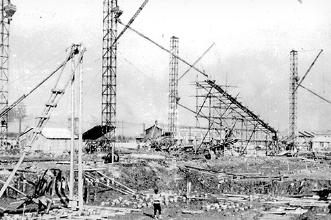 under Construction of Yokkaichi Plant