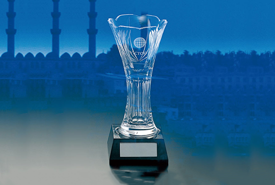 Crystal trophy